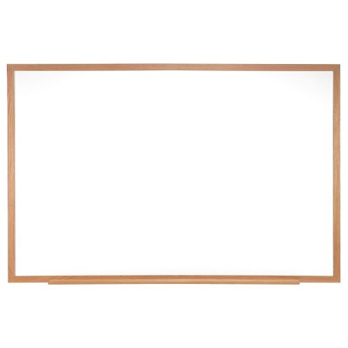 Ghent Non-Magnetic Dry Erase Board with Wood Frame, 4' X 6'
